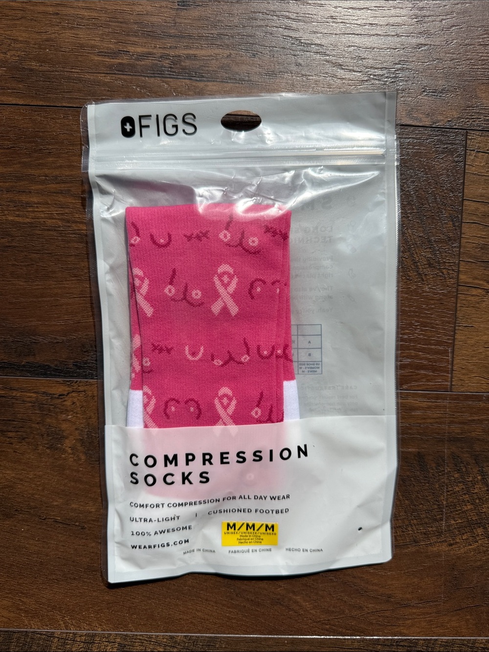 Unisex F'ing Pink Mammogram Me -
Compression Socks